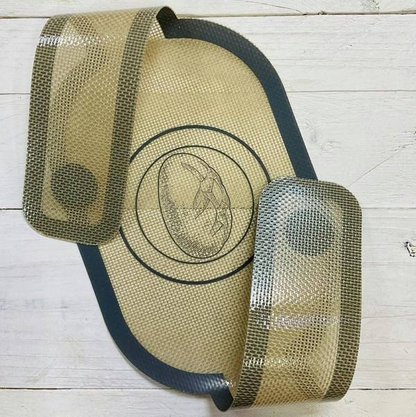 Sourdough By The Sea Oval Bread Sling Silicone Baking Mat for Dutch Oven Liner Bread Sling Reusable