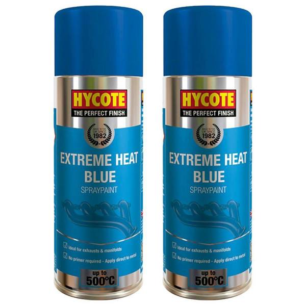 Hycote 2X Hycote Extreme Heat Blue Spray Paint 400ml