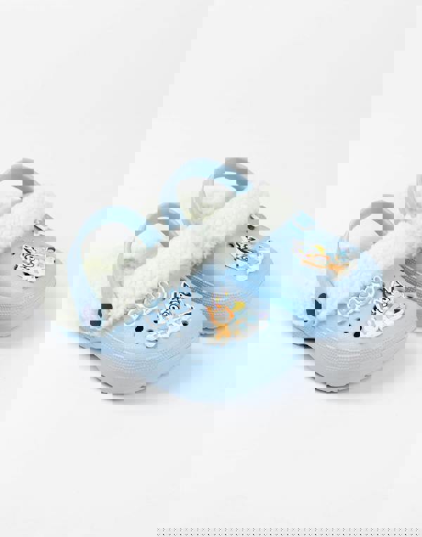 Bluey Unisex Kids Blue Multi Character Clogs