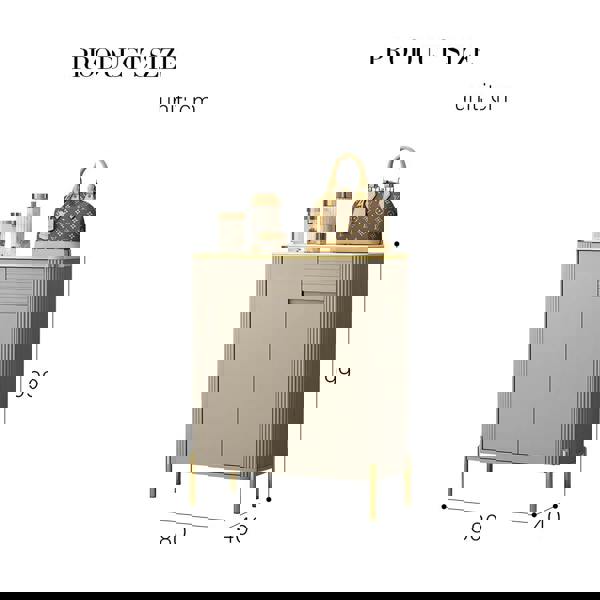 Malvina Shoe Storage, Light Grey with plastic shoe storage