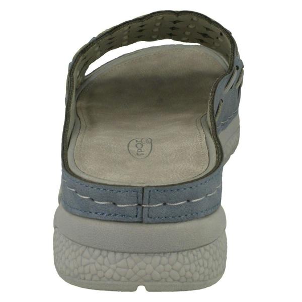 Spot On Ladies Spot On Mid Wedge Mules F10945