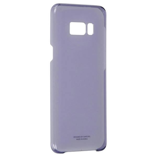 Samsung Original S8 Plus Clear Phone Case Cover - Violet,EF-QG955CVEG