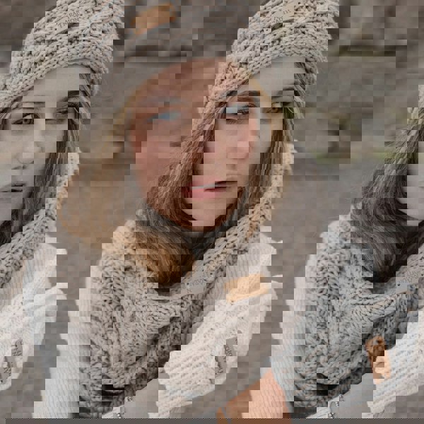 Aran Cable Knit Snood Aran Cable Knit Snood | Chunky Multi-Cable Design | Soft 3GG Knit