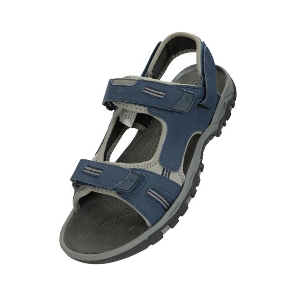Mountain Warehouse Mens Z4 Synthetic Suede Sandals - Dark Grey - 