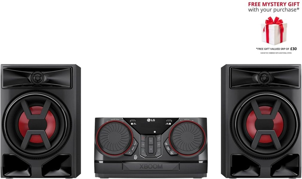 LG XBOOM CK43N Mini Hi-Fi System 300 Watt – Free Gift RRP £30!