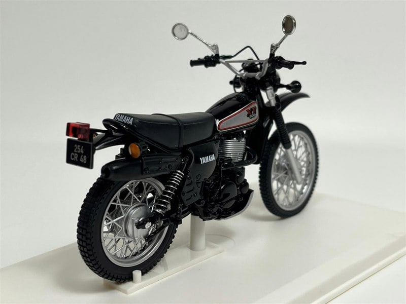 Norev Yamaha XT500 1988 Motorbike Black Silver 1:18 Scale Norev 182045