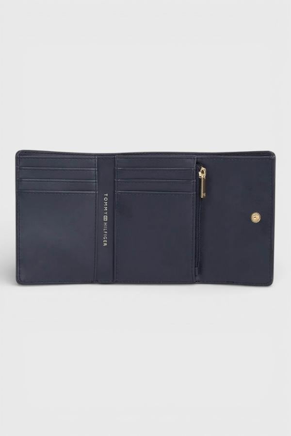 Tommy Hilfiger TH Timeless Flap Wallet Navy
