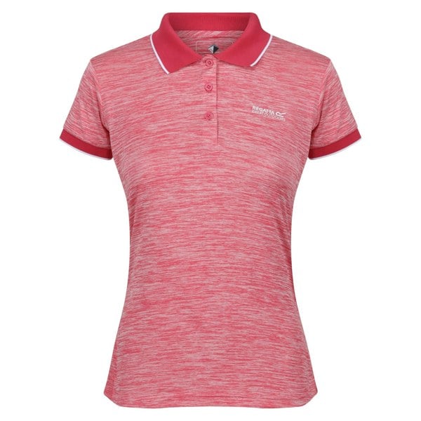 Regatta Womens Remex II Polo Neck T-Shirt - Fruit Dove