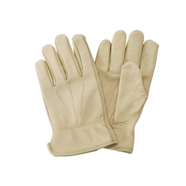 Kent & Stowe Luxury Leather Water Resistant Gloves - Cream