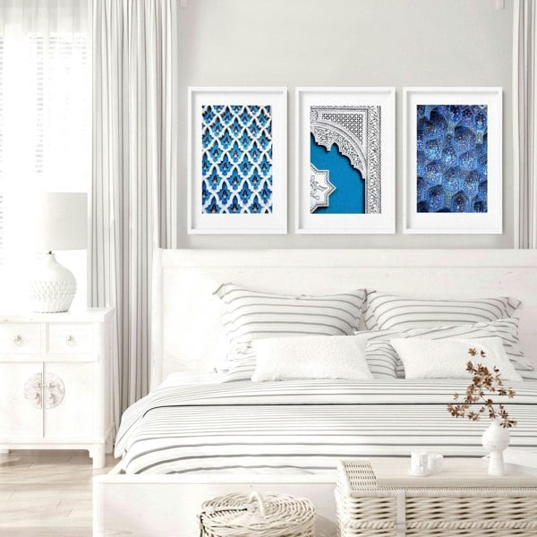 Islamic decor for home | set of 3 bedroom wall art