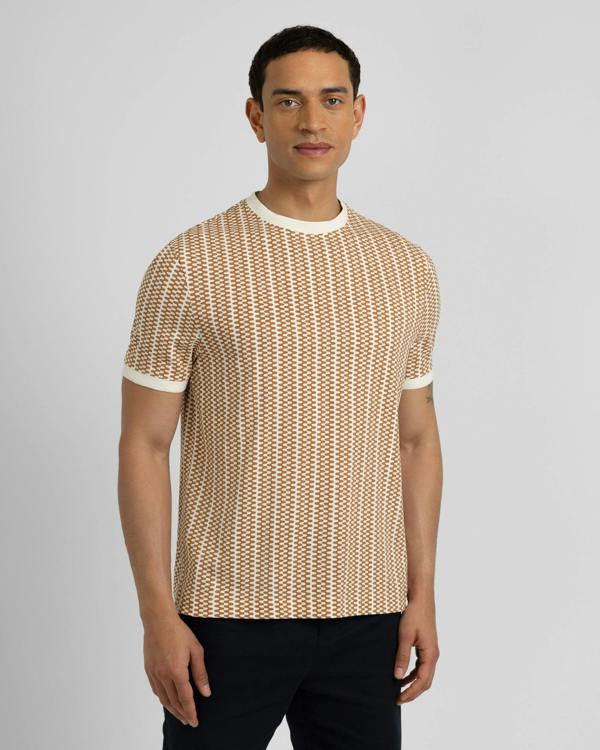 Steel & Jelly Pixley - Wavy Stripe Printed T-Shirt