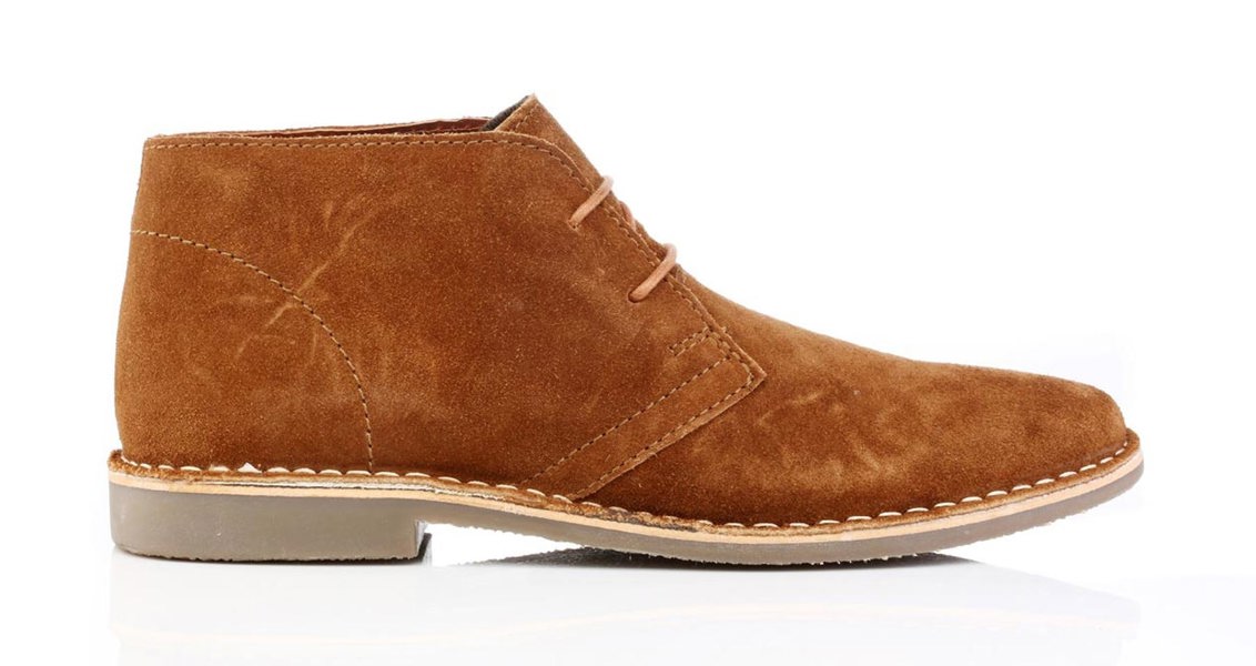 Thomas Crick Red Tape Crick Gobi Suede Leather Mens Desert Lace Up Chukka Boots