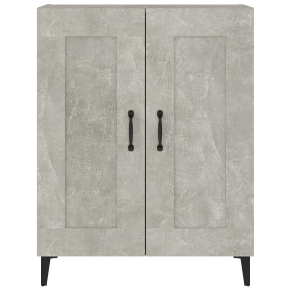 Berkfield Sideboard Concrete Grey 69.5x34x90 cm Engineered Wood
