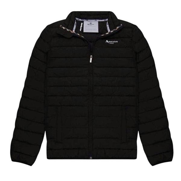 Aquascutum Mens Active Mock Neck Jacket - Black - 