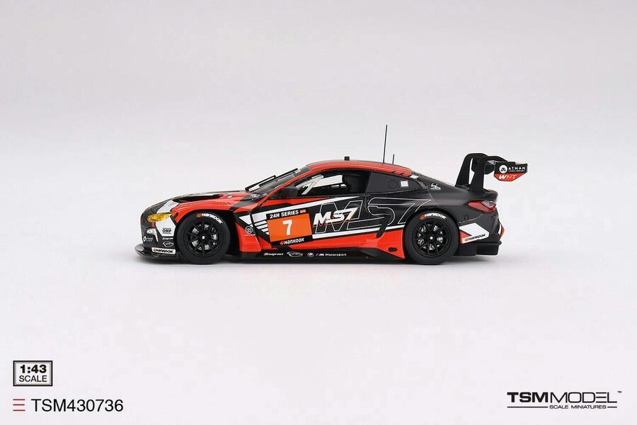 MCSlots BMW M4 GT3 #7 Team WRT 2023 24Hr Dubai Winner 1:43 Scale TSM430736