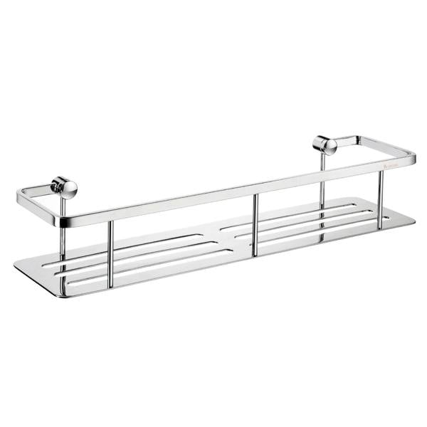 Polished chrome shower basket