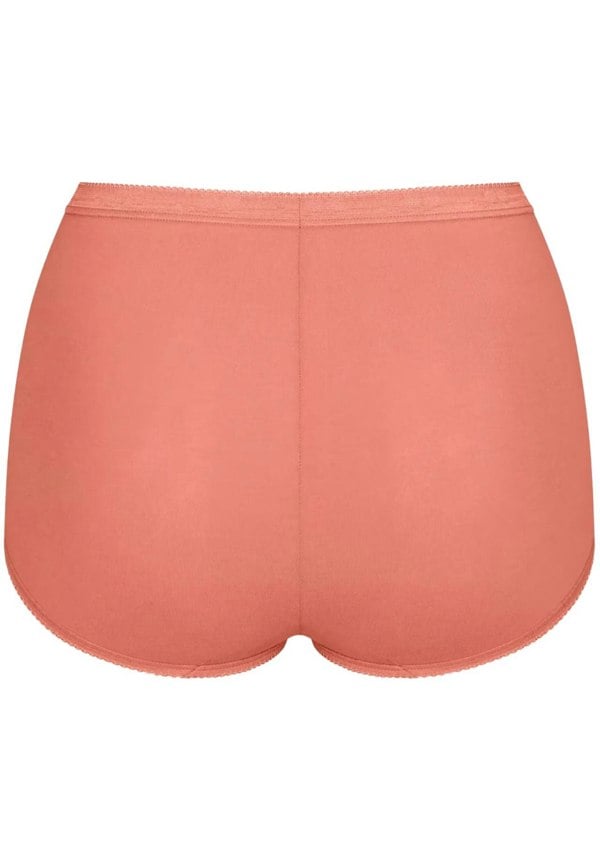SloggiBriefs 3 - packBasic+ 3 - Pack Cotton Maxi Briefs, Apricot/White/OrangeBoxers - and - Briefs.net