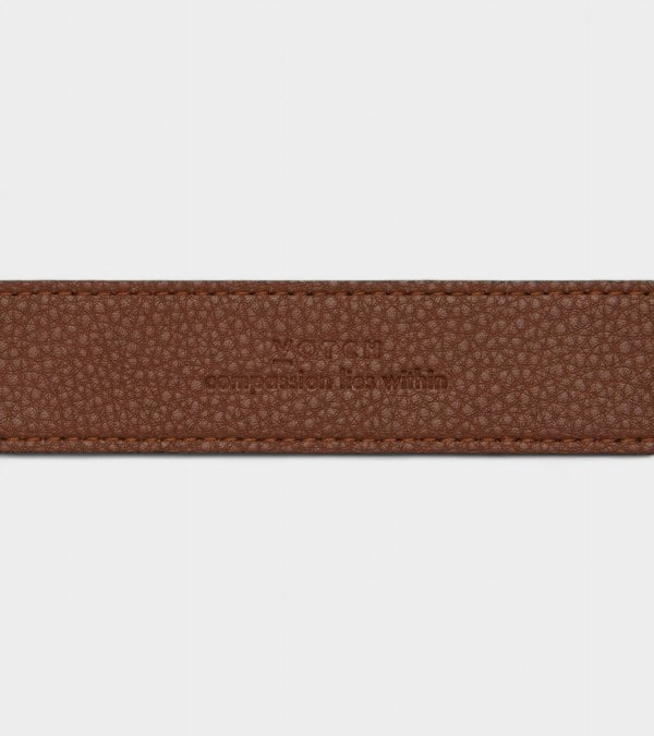 Votch Olive Vegan Bio-Based Bamboo Classic belt in brown