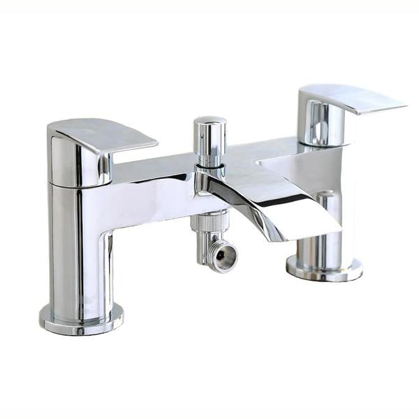Flode Falun | Bath Shower Mixer | Including Handset and Holder | Chrome