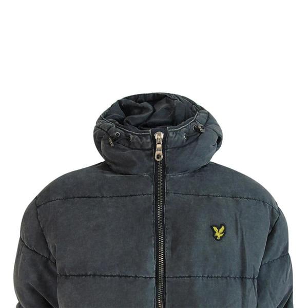 Lyle & Scott Washed Wadded Jacket Black