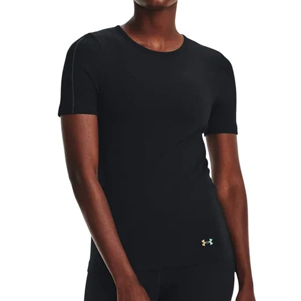 Under Armour Womens Rush Seamless T-Shirt - Black