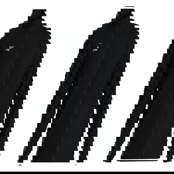 Umbro Mens Total Training Knitted Track Jacket - Black/White - 