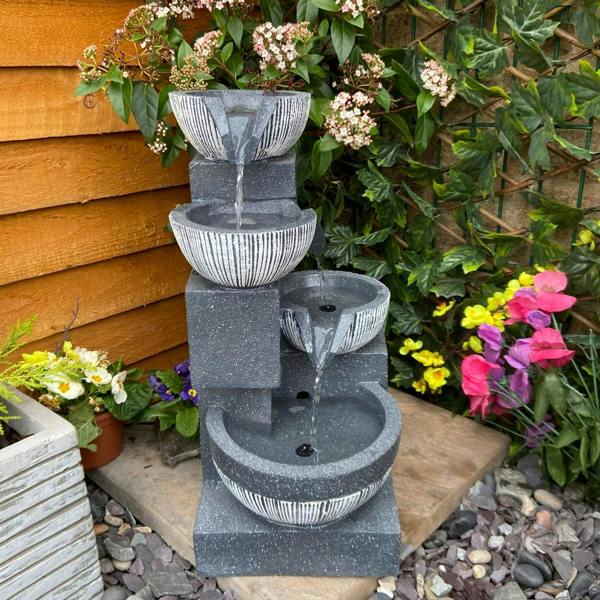 Tranquillity Water Features Eclipse 4 Bowl Contemporary Water Feature