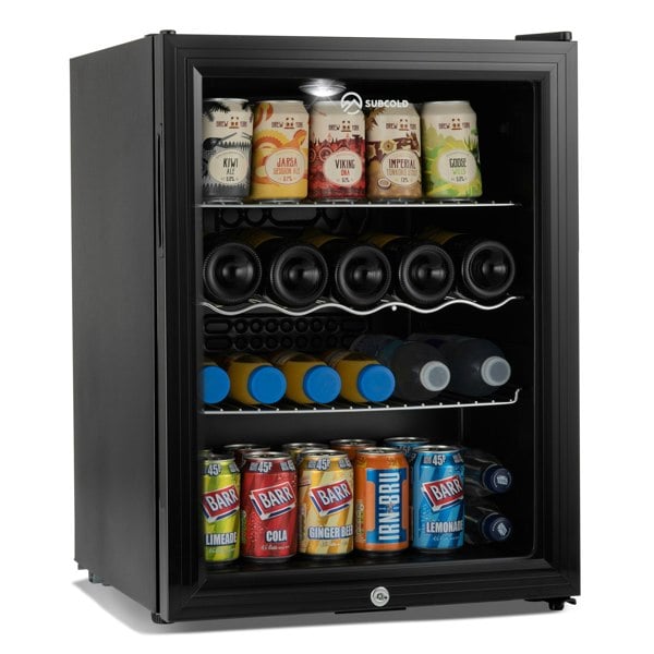 Subcold Super 65 litre beer drinks fridge black