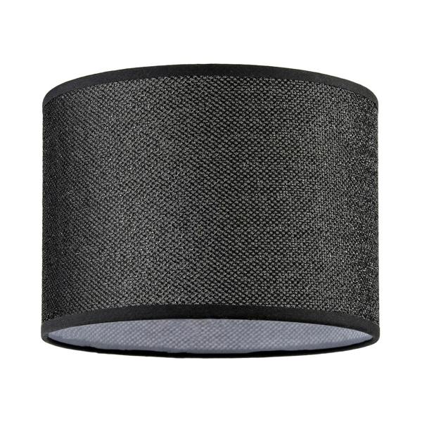 Modern and Designer Mini Diamond Black Glitter Fabric Lamp Shade Image 1