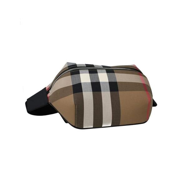 Burberry Sonny Check Bumbag - Taupe Brown