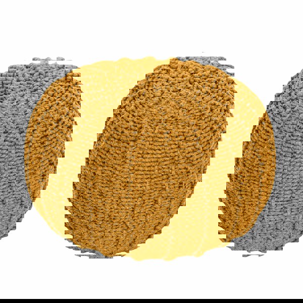 Knitted pouffe, Small | MUSTARD - Zuri House