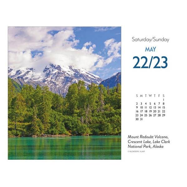 America's National Parks Desk Calendar 2027, Desk Calendars, Day To View, Travel, Gift