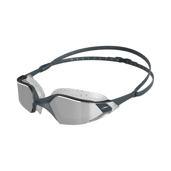 Speedo Unisex Adult Aquapulse Pro Mirror Swimming Goggles - Grey/Silver