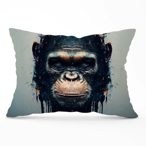 Warren Reed Gorilla Face Splashart Cushions