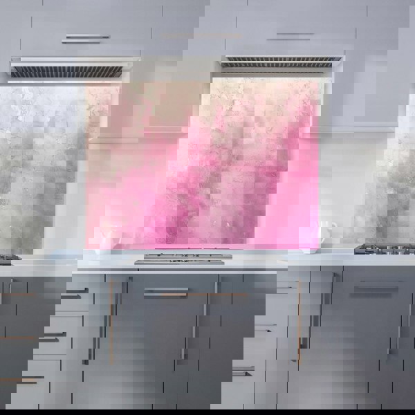 Warren Reed - Designer Pink Textured Effect Kitchen Splashback