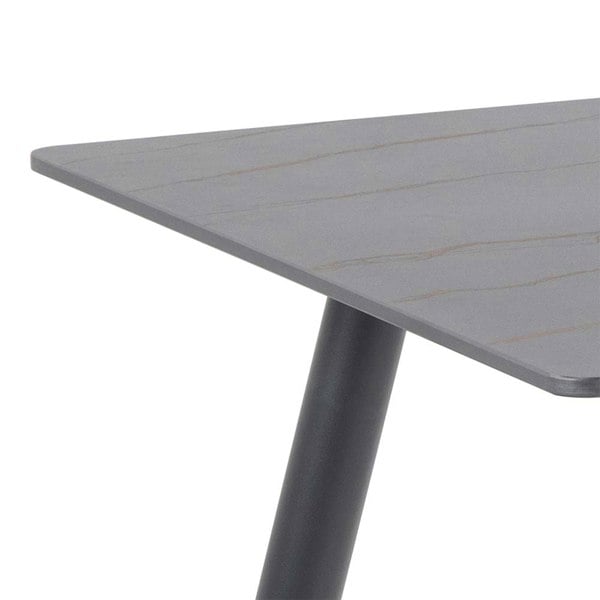 Furniture To Go Wicklow Ceramic Dining Table in Black