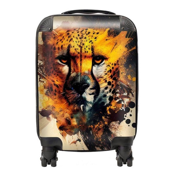 Warren Reed Cheetah Face Splashart Suitcase