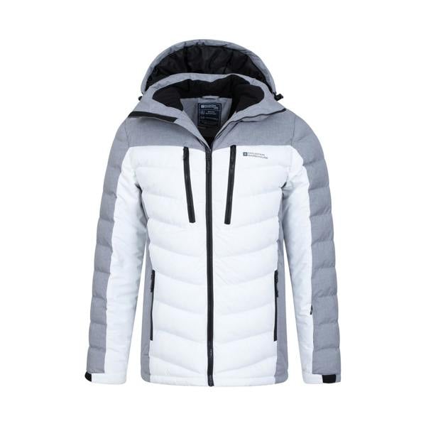 Mountain Warehouse Mens Vulcan III Ski Jacket - White - 