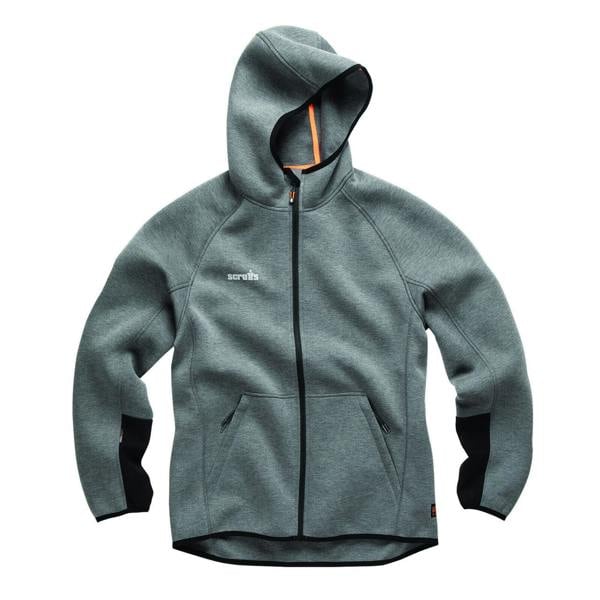 Scruffs Trade Air Mens Sweat Shirt Hooded Full Zip Hoodie