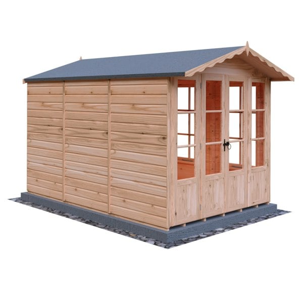 Shire Kensington 7x10 12mm interlock Clad wooden Summerhouse - Best Shed