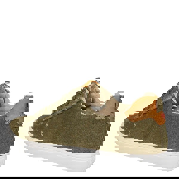 HX London Romford Suede Smart Casual Lace Up Trainers