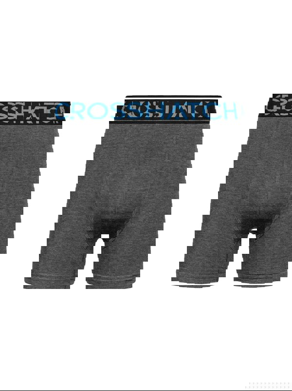 Crosshatch Chasma Boxers 3pk Charcoal Marl