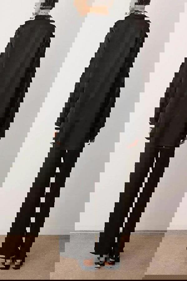 WOVCOR 3-Piece Bridal Set Satin Woven Pajama Set