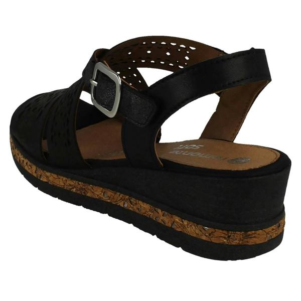 Remonte Ladies Remonte Streppy Wedge Heel Sandal D3069
