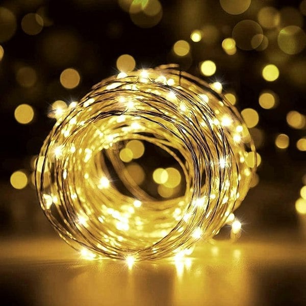 12M / 120 LED Festive USB Powered Firefly Fairy Wire Lights - Lighting Legends