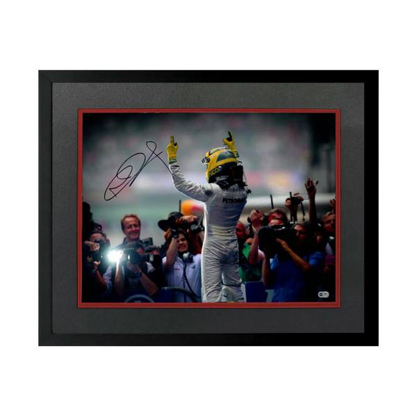 Nico Rosberg Signed 16x12 Image Deluxe Mount Frame (ACG Cert)