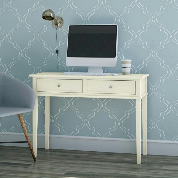 Dorel Home Franklin Writing Desk with 1 Drawer White