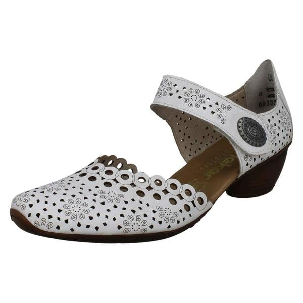 Rieker Ladies Rieker Punched Detailed Summer Shoes 43753