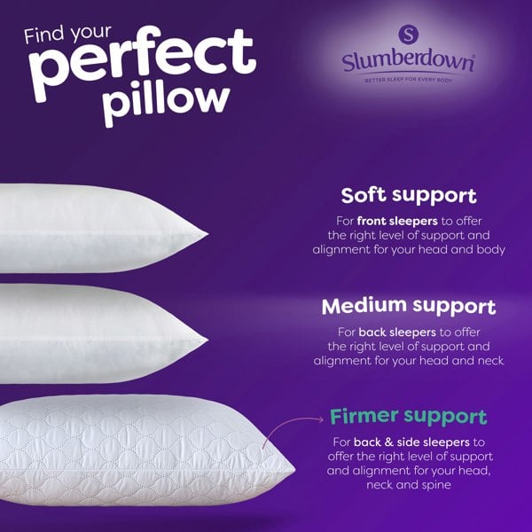 Slumberdown Sleep Soundly Rebound Firm Support Pillow