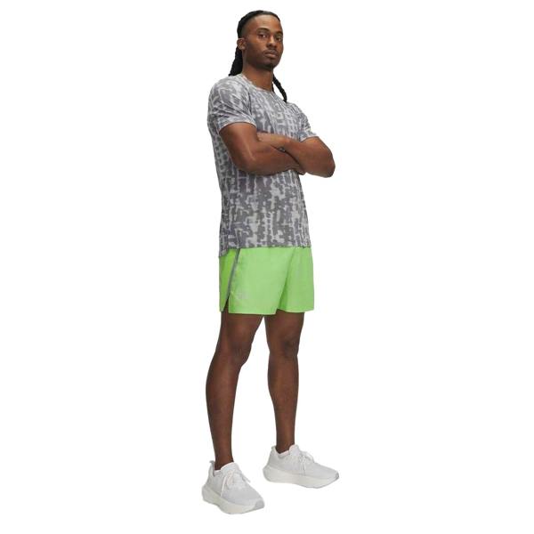 Under Armour Mens Launch Lightweight Running Shorts - Green - 